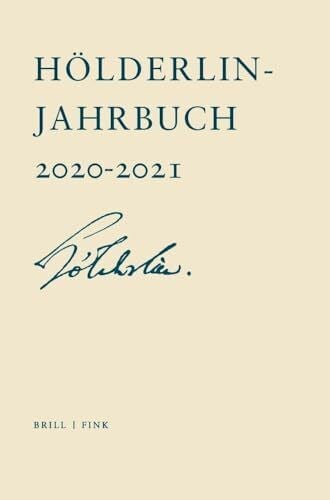 Martin Vöhler Hölderlin-Jahrbuch: Zweiundvierzigster Band 2020-2021