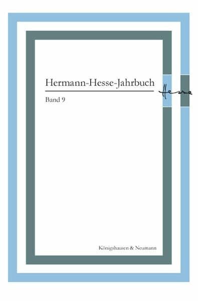 Ponzi, Mauro Hermann-Hesse-Jahrbuch, Band 9