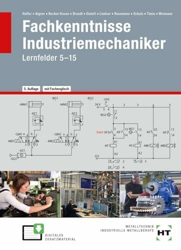 Wiemann, Achim eBook inside: Buch und eBook Fachkenntnisse Industriemechaniker: Lernfelder 5-15