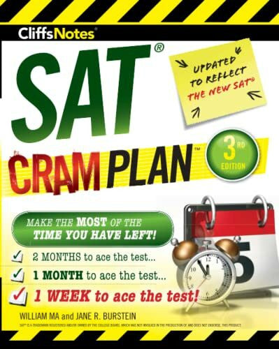 Ma, William CliffsNotes SAT Cram Plan 3rd Edition