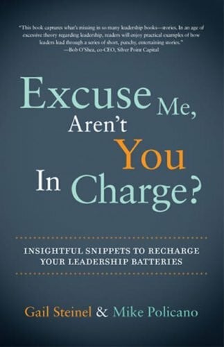 Policano, Mike Excuse Me, Aren't You in Charge?: Insightful Snippets to Recharge Your Leadership Batteries