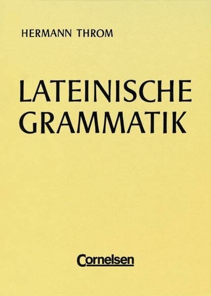 Throm, Hermann Lateinische Grammatik