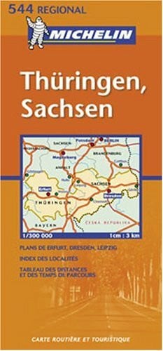 Michelin Travel Publications Michelin Thuringen, Sachsen