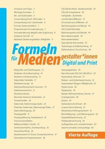 Paasch, Ulrich Formeln für Mediengestalter*innen Digital und Print