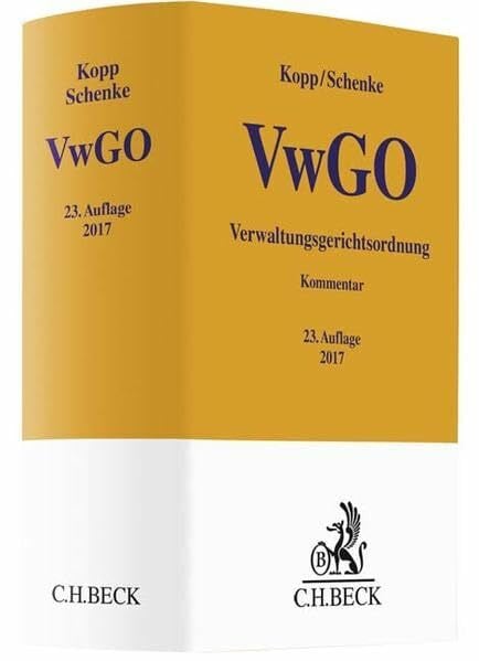 Kopp, Ferdinand O. Verwaltungsgerichtsordnung (Gelbe Erläuterungsbücher) (Cover-Bild kann abweichen)
