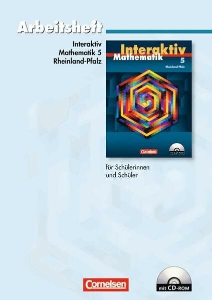 Pies, Anja Mathematik interaktiv - Rheinland-Pfalz: 5. Schuljahr - Standardarbeitsheft mit eingelegten Lösungen und CD-ROM