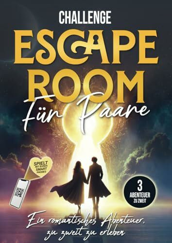 de Valois, Kent Challenge Escape Room für Paare: Ein romantisches Abenteuer, als Pärchen zu erleben - Drei spannende Herausforderungen, die man gemeinsam mit dem Smartphone lösen kann