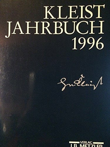 Kreutzer, Hans J Kleist-Jahrbuch: 1996