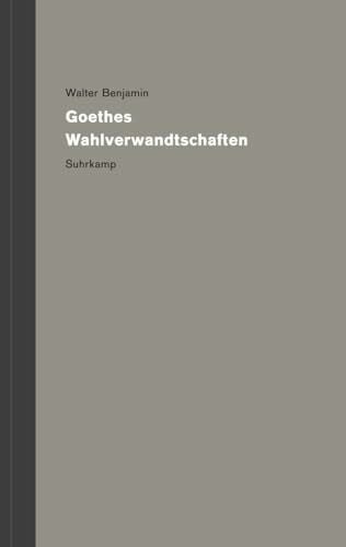 Kölbel, Martin Werke und Nachlaß. Kritische Gesamtausgabe: Band 4: Goethes Wahlverwandtschaften | Ein Gründungsdokument der Kulturwissenschaften