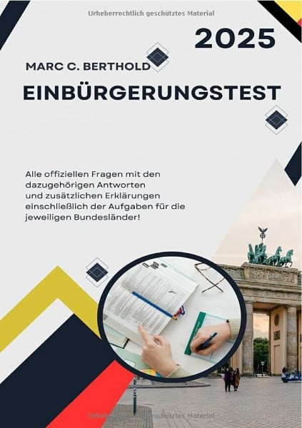 Berthold, Marc C. Einbürgerungstest 2025 - Alle Fragen mit Antworten: DE