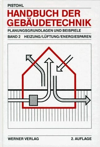 Pistohl, Wolfram Handbuch der Gebäudetechnik. Planungsgrundlagen und Beispiele: Handbuch der Gebäudetechnik, 2 Bde., Bd.2, Heizung, Lüftung, Energiesparen