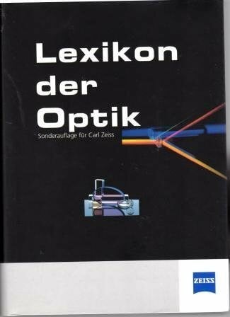 Paul, Harry Lexikon der Optik Band 1