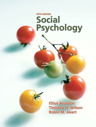 Akert, Robin M. Social Psychology: United States Edition