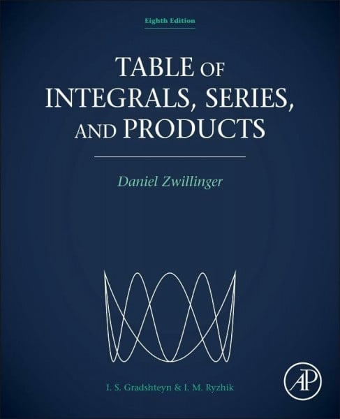 Zwillinger, Daniel Table of Integrals, Series, and Products