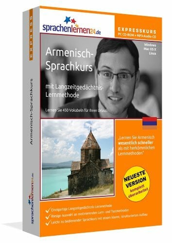 sprachenlernen24 Sprachenlernen24.de Armenisch-Express-Sprachkurs PC CD-ROM für Windows/Linux/Mac OS X + MP3-Audio-CD: Werden Sie in wenigen Tagen fit für Ihre Reise nach Armenien