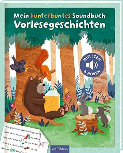 Partis, Joanne Mein kunterbuntes Soundbuch – Vorlesegeschichten: Mitlesen und hören | Hochwertiges Vorlesesoundbuch zum Mitlesen mit dazugehörigen Sounds für Kinder ab 24 Monaten
