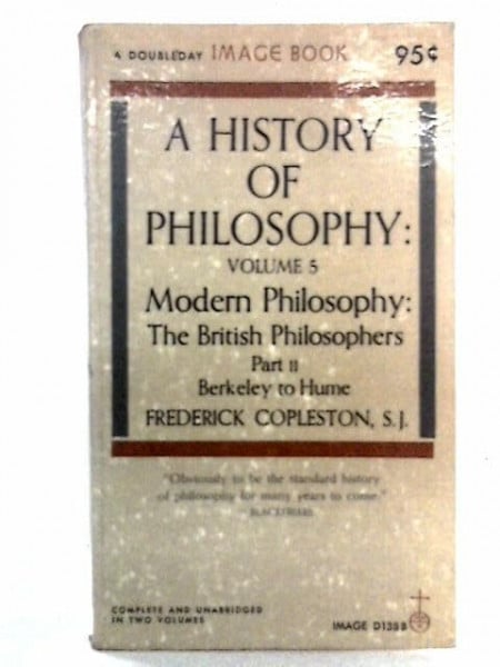 Copleston, Frederick Charles History Of Philosophy