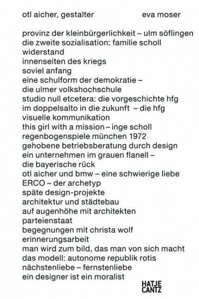 Moser, Eva Otl Aicher: Gestalter