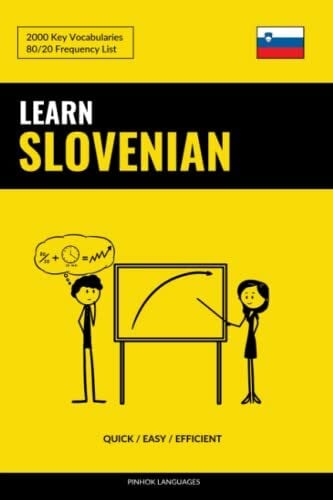 Languages, Pinhok Learn Slovenian - Quick / Easy / Efficient: 2000 Key Vocabularies