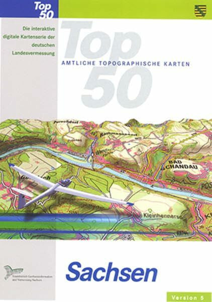 Staatsbetrieb Geobasisinformation u. Vermessung Sachsen (GeoSN) CD-ROM Top50 Sachsen - Version 5.0: Die interaktive digitale Kartenserie der deutschen Landesvermessung (Top50 Sachsen / TopMaps Sachsen / Karten auf CD-ROM, DVD-ROM und Blu-ray)
