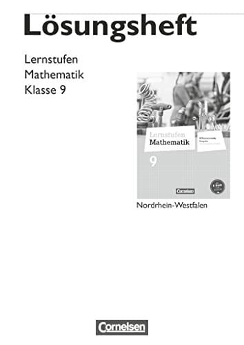 Grota, Barbara Lernstufen Mathematik - Differenzierende Ausgabe Nordrhein-Westfalen - 9. Schuljahr: Lösungen zum Schulbuch