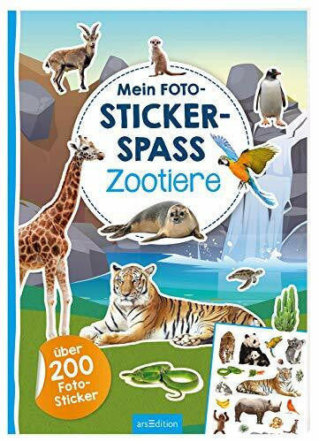 Schindler, Eva Mein Foto-Stickerspaß – Zootiere: Über 200 Foto-Sticker | Stickerheft mit Foto-Stickern und illustrierten Szenen für Kinder ab 3 Jahren