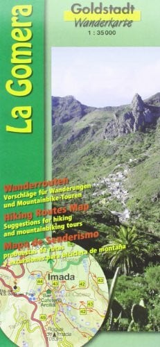 Steuer, Rüdiger La Gomera: Goldstadt Wanderkarte. Wanderrouten, Vorschläge für Wanderungen und Mountainbike-Touren