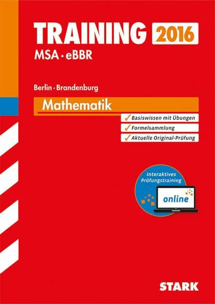 Ohrt, Heike STARK Training Mittlerer Schulabschluss Berlin/Brandenburg - Mathematik - inkl. Online-Prüfungstraining: Mit der aktuellen Prüfung + Interaktives Prüfungstraining (Zugangscode im Buch)