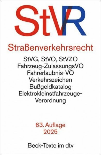 Sandherr, Urban Straßenverkehrsrecht: Straßenverkehrsgesetz, Straßenverkehrs-Ordnung mit farbiger Wiedergabe der Verkehrszeichen, Straßenverkehrs-Zulassungs-Ordnung, ... und (Beck-Texte im dtv)