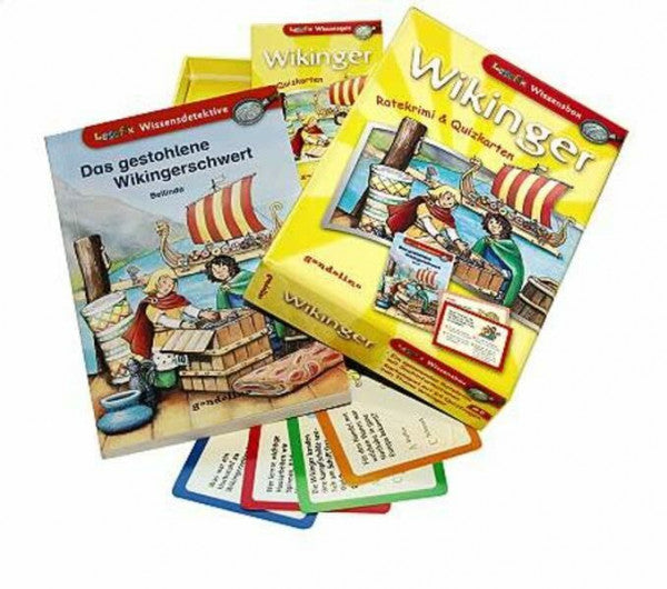 Coenen, Sebastian Wikinger: Ratekrimi & Quizkarten (Lesefix Wissensbox)