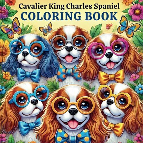 Ella Sketchy Cavalier King Charles Spaniel Coloring Book: An Educational Activity Book for Kids to Learn about Cavalier King Charles Spaniels Through Interactive Coloring and Engaging Facts
