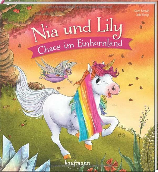 Gerigk, Julia Nia und Lily - Chaos im Einhornland: Mein Streichel-Bilderbuch mit Mähne auf dem Cover (Die Abenteuer von Einhorn Nia & Fee Lily: Bilderbuch - Kinderbücher ab 3 Jahre)