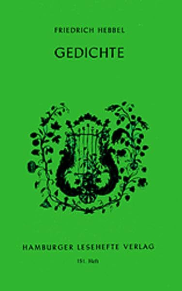 Hebbel, Friedrich Gedichte (Hamburger Lesehefte)