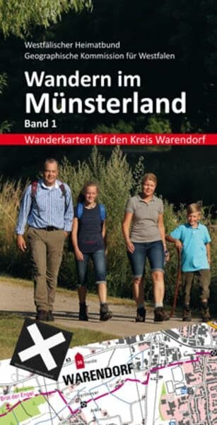 Westfälischer Heimatbund, Westfälischer Wandern im Münsterland: Band 1: Wanderkarten für den Kreis Warendorf: Band 1: Wanderkarte Kreis Warendorf