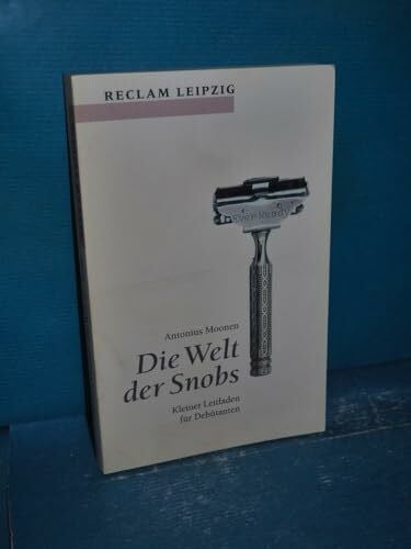 Moonen Antonius Die Welt der Snobs