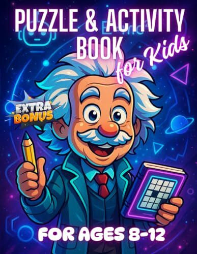 Luna, Lara Puzzle & Activity Book for Kids ages 8-12: Screen free Challenges for smart Boys and Girls - Mind Games & Tricky Brain Teasers