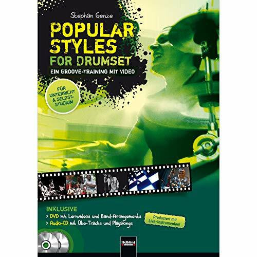 Genze, Stephan Popular Styles for Drumset 1: Ein Groove-Training mit Video