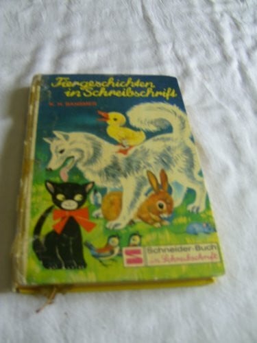 BANSMER, KARL H. Tiergeschichten in Schreibschrift