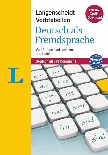 Fleer, Sarah Langenscheidt Verbtabellen Deutsch als Fremdsprache - Buch mit Konjugationstrainer zum Download: Verbformen nachschlagen und trainieren