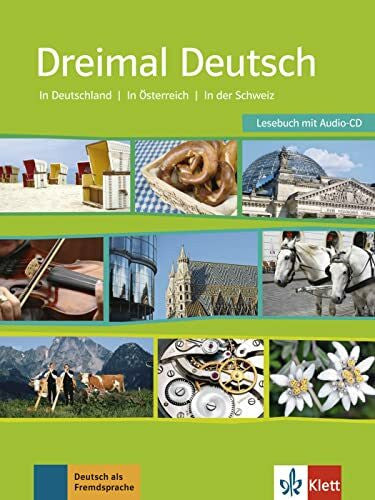 Uta Matecki Dreimal Deutsch. Eine Landeskunde für Anfänger mit Vorkenntnissen und Fortgeschrittene. Lesebuch mit Audio-CD