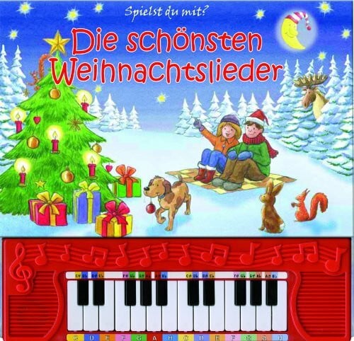 Phoenix International Publications Germany GmbH Die schönsten Weihnachtslieder - Pappbilderbuch mit Klaviertastatur