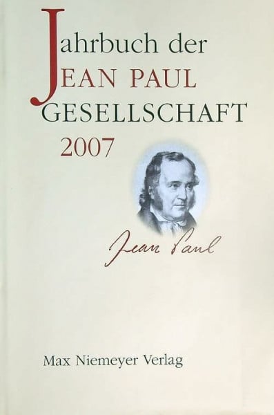 Pfotenhauer, Helmut Jahrbuch der Jean-Paul-Gesellschaft: 2007
