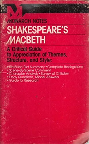 Brodwin, Leonora Macbeth Mon (Monarch notes)
