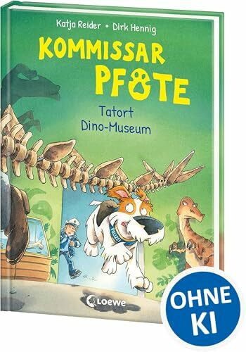 Hennig, Dirk Kommissar Pfote (Band 9) - Tatort Dino-Museum: Begleite den beliebten Hunde-Held bei seiner Spurensuche - Lustiger Kinderkrimi zum Vorlesen und ersten Selberlesen ab 6 Jahren