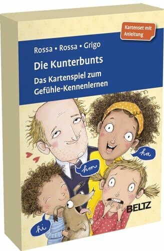 Rossa, Julia Die Kunterbunts: Das Kartenspiel zum Gefühle-Kennenlernen. Kartenset mit 120 Karten. Mit 24-seitigem Booklet. Mit Online-Material (Beltz Therapiespiele)