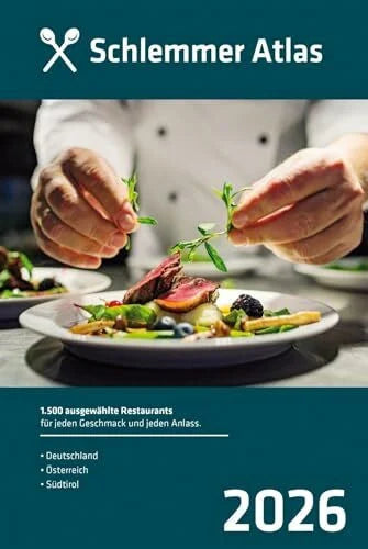Busche Verlagsgesellschaft mbH Schlemmer Atlas 2026: 1.500 ausgewählte Restaurants für jeden Geschmack und jeden Anlass
