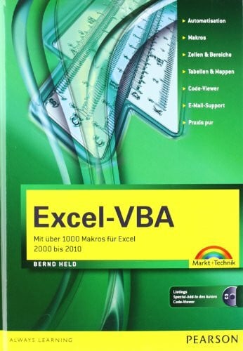 Held, Bernd Excel-VBA: Mit über 1000 Makros für Excel 2000 bis 2010 (Kompendium / Handbuch)