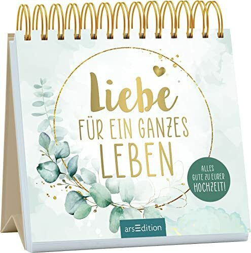 Liebe für ein ganzes Leben: Alles Gute zu eurer Hochzeit! | Aufsteller mit Worten die von Herzen kommen, schönes Hochzeitsgeschenk