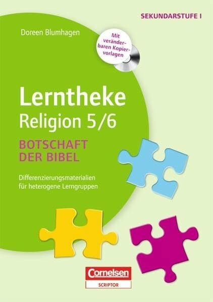 Blumhagen, Doreen Lerntheke - Religion / Botschaft der Bibel: 5/6: Differenzierungsmaterialien für heterogene Lerngruppen. Kopiervorlagen mit CD-ROM