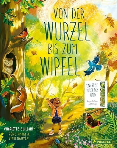 Löwenberg, Ute Von der Wurzel bis zum Wipfel: Eine Reise durch den Wald - Leporello-Wendebilderbuch mit 2,5 Metern Spannweite für Kinder ab 5 Jahren (Leporello-Sachbilderbücher, Band 5)